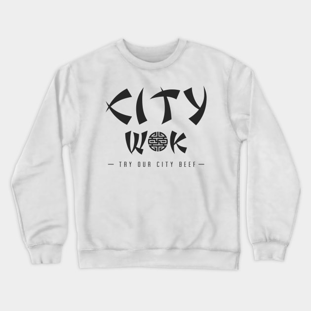 City Wok Crewneck Sweatshirt by Punksthetic